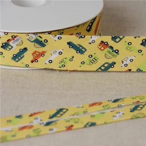 20m Yellow Straw Yellow 25mm Cotton Bias Binding Tape for Sewing_GUI.