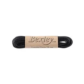 3 black shoelace pairs for men's dress shoes
