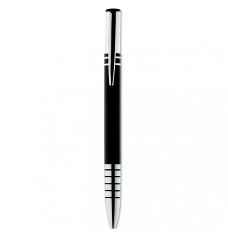 Aluminium Stylo Bille Publicitaire Noir Argenté Titanium