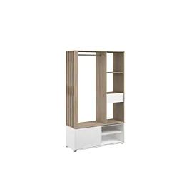 Armoire AALBORG - Chêne / Blanc