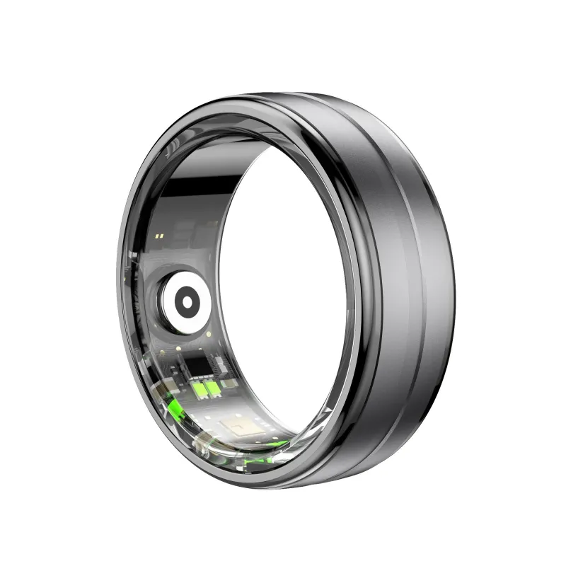 Bague Connectée Suivi Cardiaque Sommeil Sports Modes Noir