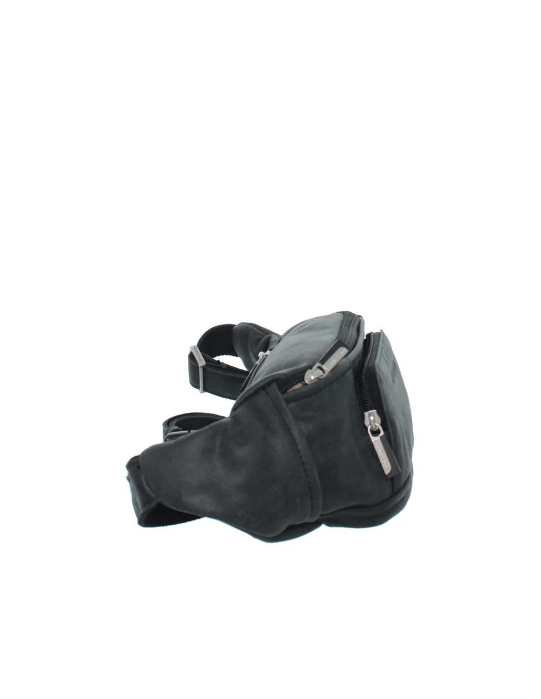 Banane Arthur et Aston en cuir ref_ast36322-d-noir
