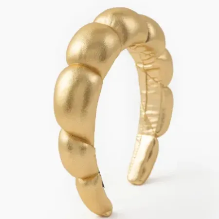 Gold Velvet Headband