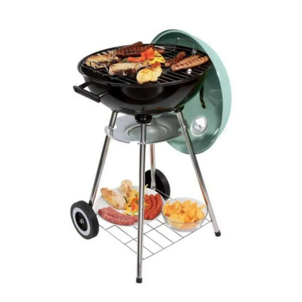 Barbecue a charbon - doc172ve - acier émaillé - surface cuisson 41 cm