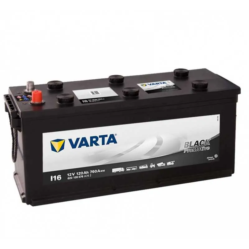 BATTERIE VARTA PROMOTIVE BLACK I16 12V 120AH 760A 620109V