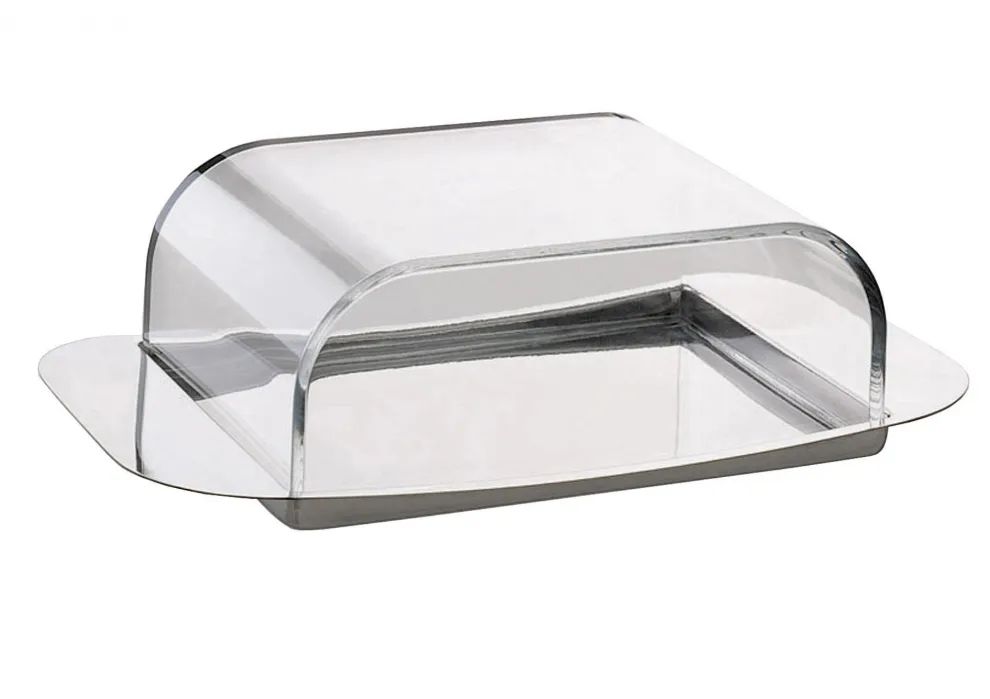 Beurrier inox/acrylique