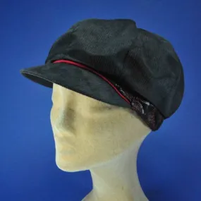 Black Velvet Gavroche Cap - Buy Stylish Women's Gavroche