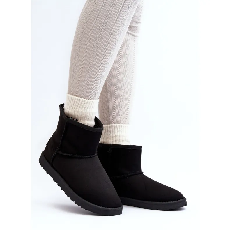 Bottes de neige Cross Jeans pour femmes MM2R4024 Noir le noir