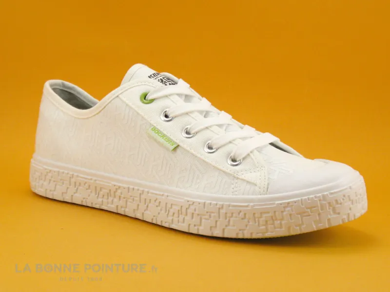 Buy Dockers Women's Canvas Shoes, Dockers 52SL202 Sale - Off-White Canvas Women's Sneakers.