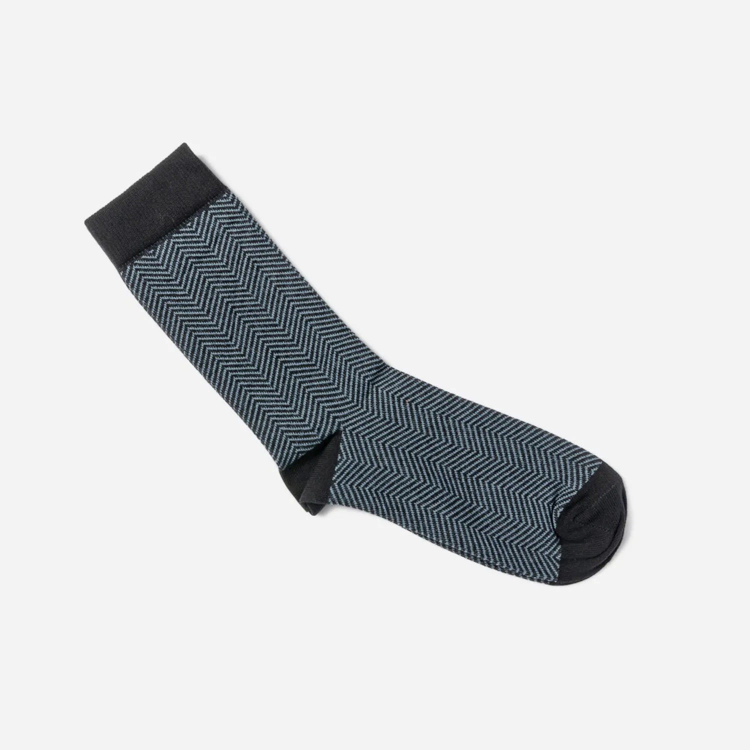 Black Chevron Pattern Socks - Accessories | ERAM