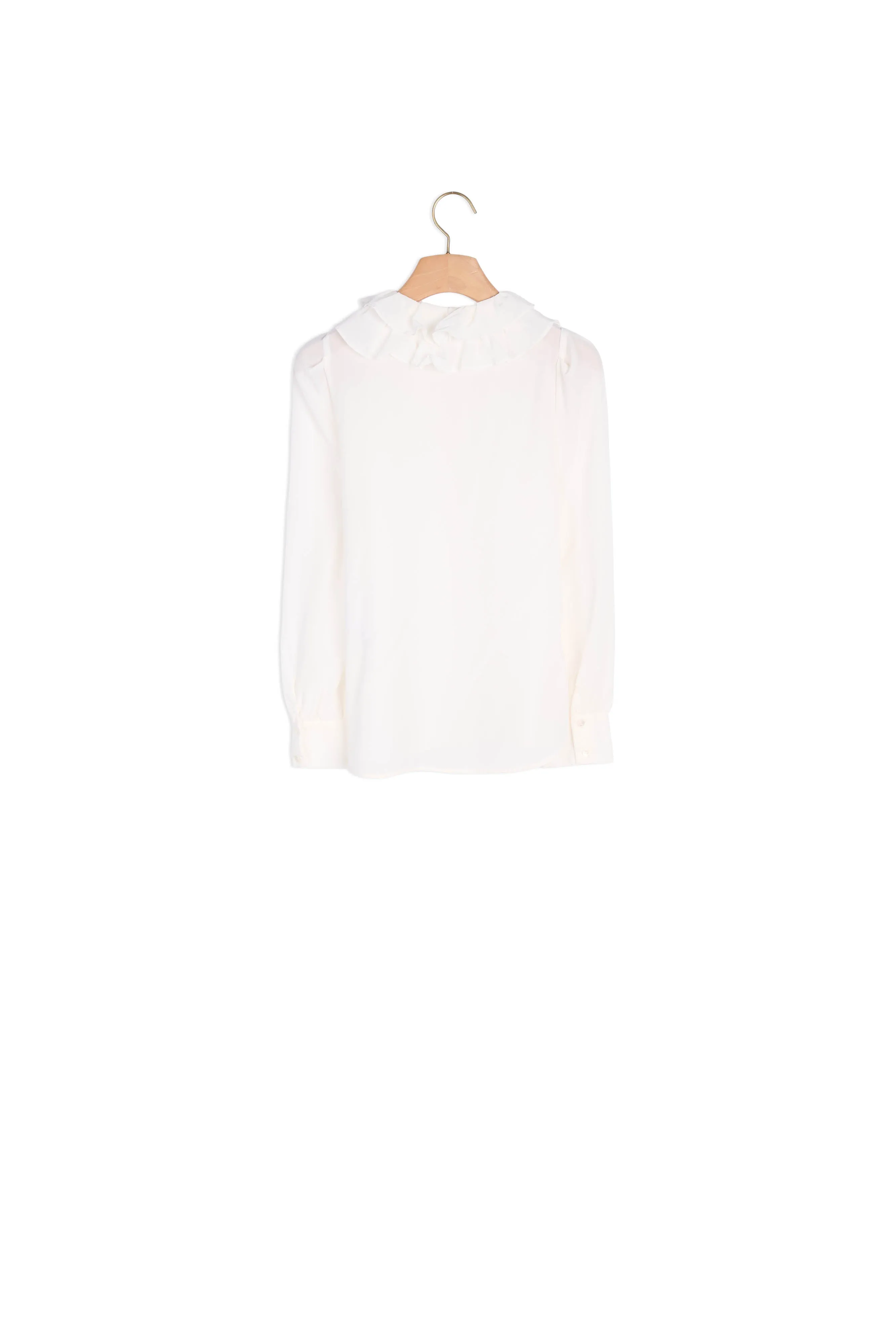 Chemise fluide et superposition de cols