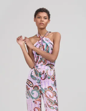 Maxi Cashmere Women's Recycled Printed Marshmallow Combo