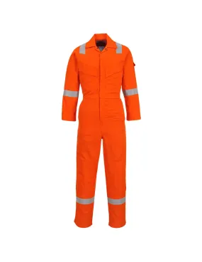 Combinaison FR Legère Antistatique 280g couleur : Orange taille S - PORTWEST - - FR28ORRSPORTWEST