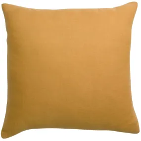 Coussin uni zeff ocre 45 x 45