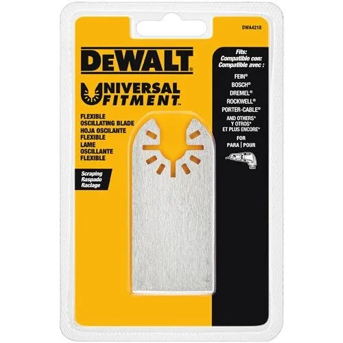 DeWALT DWA4218 Grattoir flexible pour outil oscillant