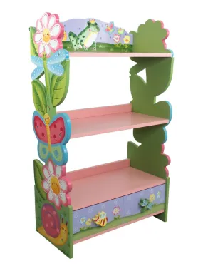 Fantasy Fields W-7500A Rose Wood Children's Bookshelf Storage Organizer - keyword optimized.