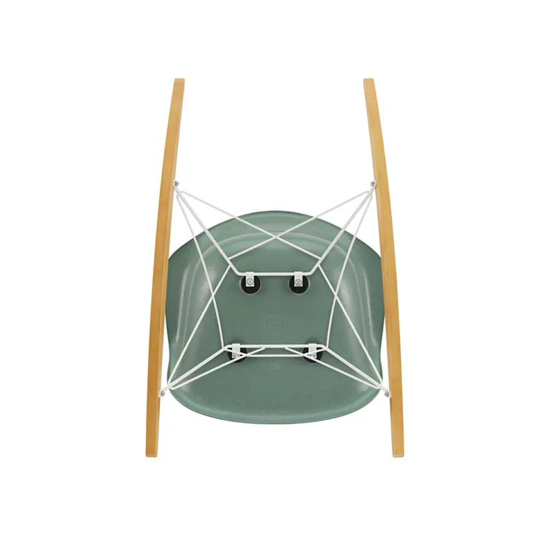 Fauteuil     EAMES FIBERGLASS ARMCHAIR RAR Vert mousse Eames           VITRA