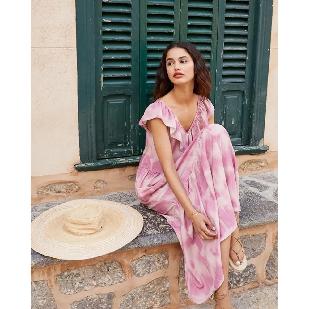 Grace  & Mila  Robe Flore rose ou vert