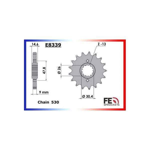 KIT CHAINE FE CB.750.C '81 18X43 XWUR