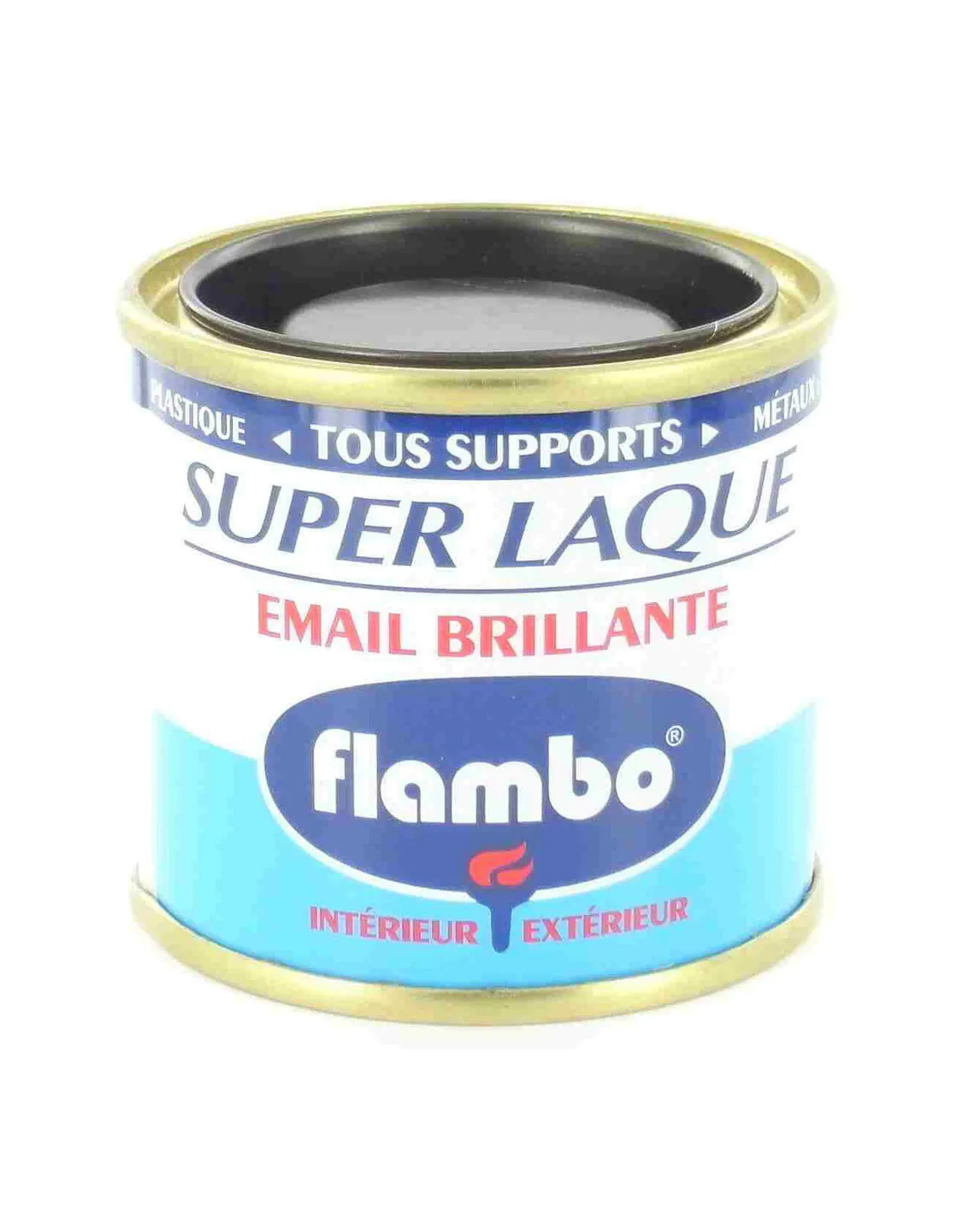 Laque brillante flambo marron foncé-