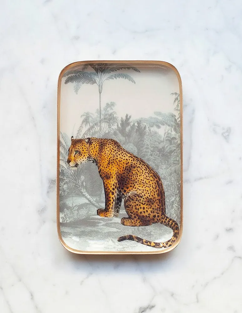 Leopard tray