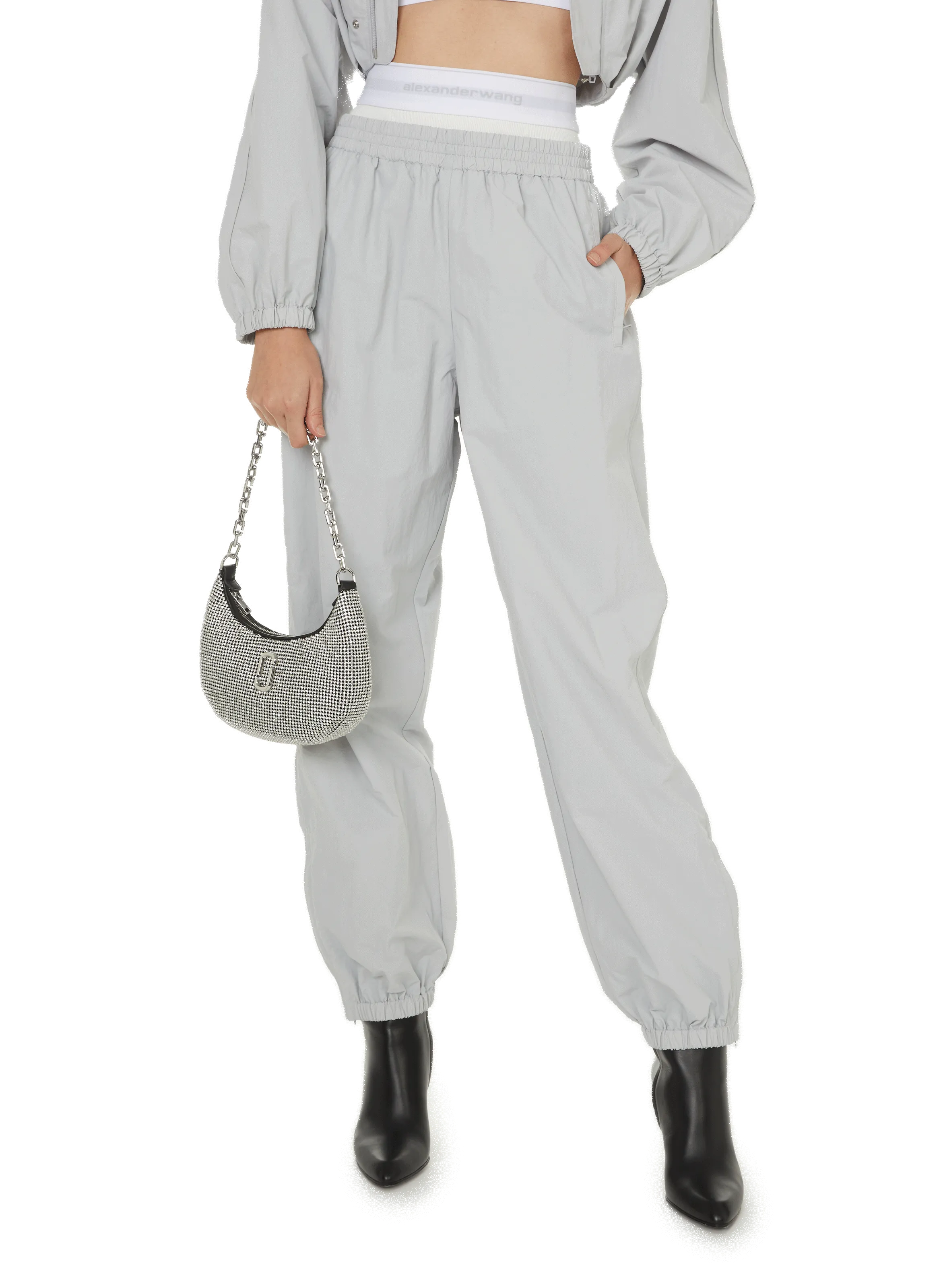 PANTALON EN NYLON - ALEXANDER WANG pour FEMME | Printemps