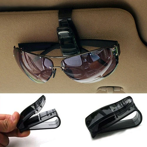 Pince de lunette de soleil de pare soleil de voiture clip de carte 