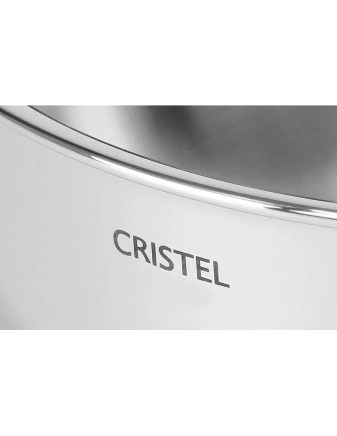 Plat à four inox Cristel Castel'Pro 3 ply - 12x10cm