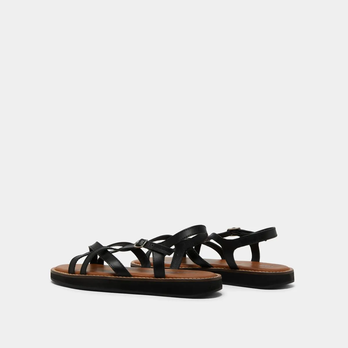 Plateforme Sandales Femmes Jonak Cuir Noir