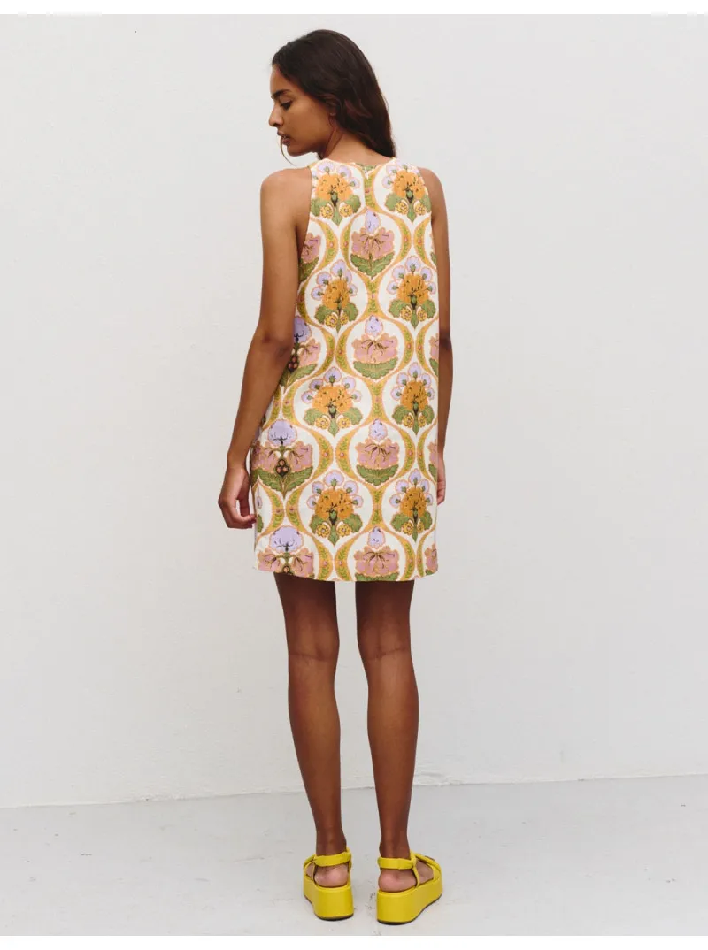 Robe Willis cashmere motif chic Idano