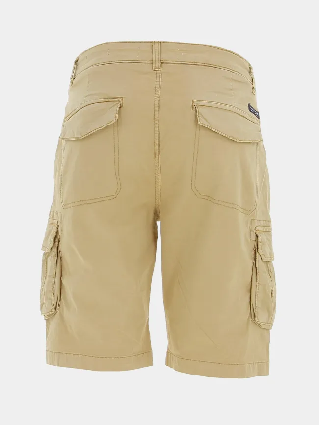 Short men's beige cargo shorts - Deeluxe | wimod