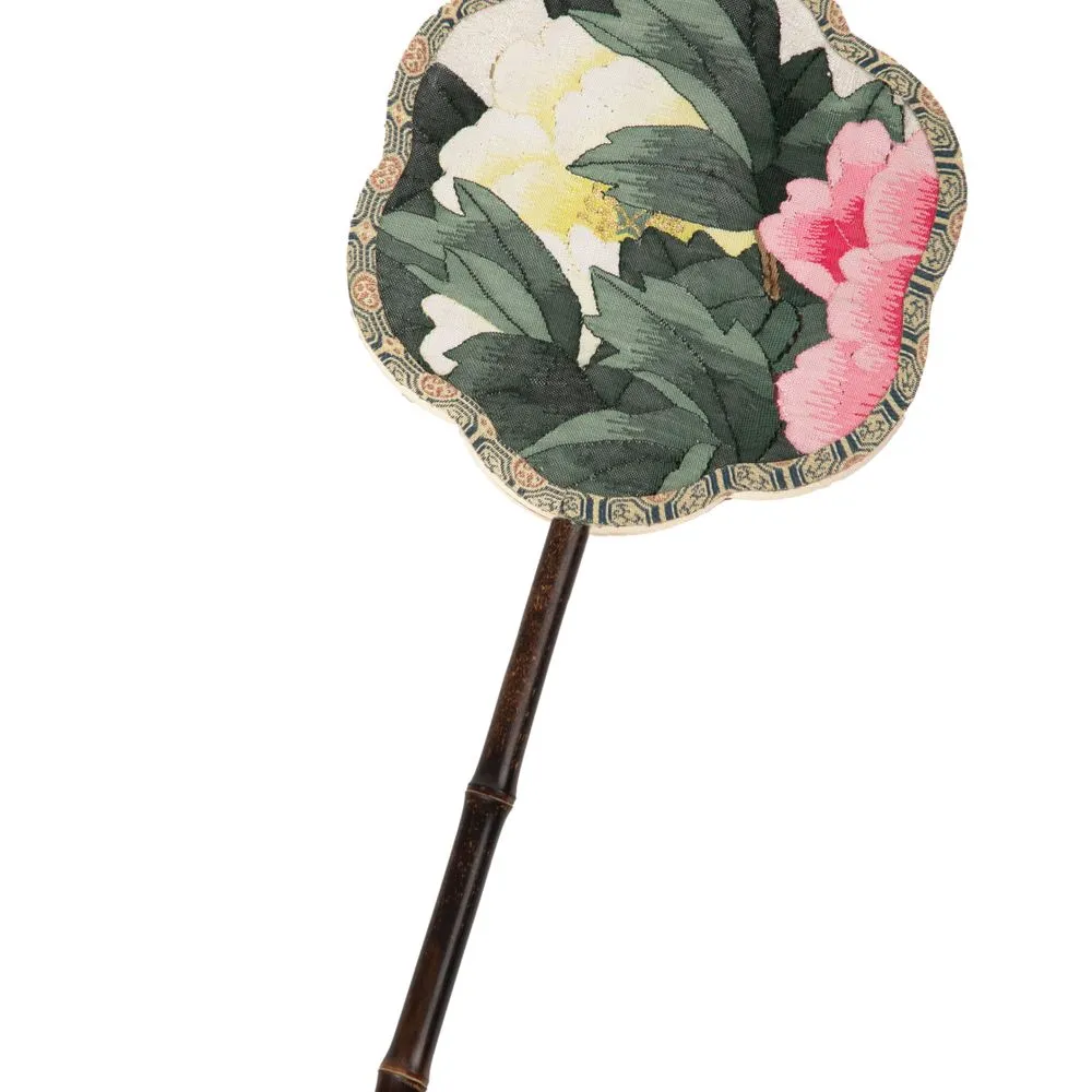 Silk tapestry- kesi fan