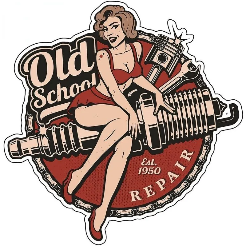 Vintage Pin-Up Stickers