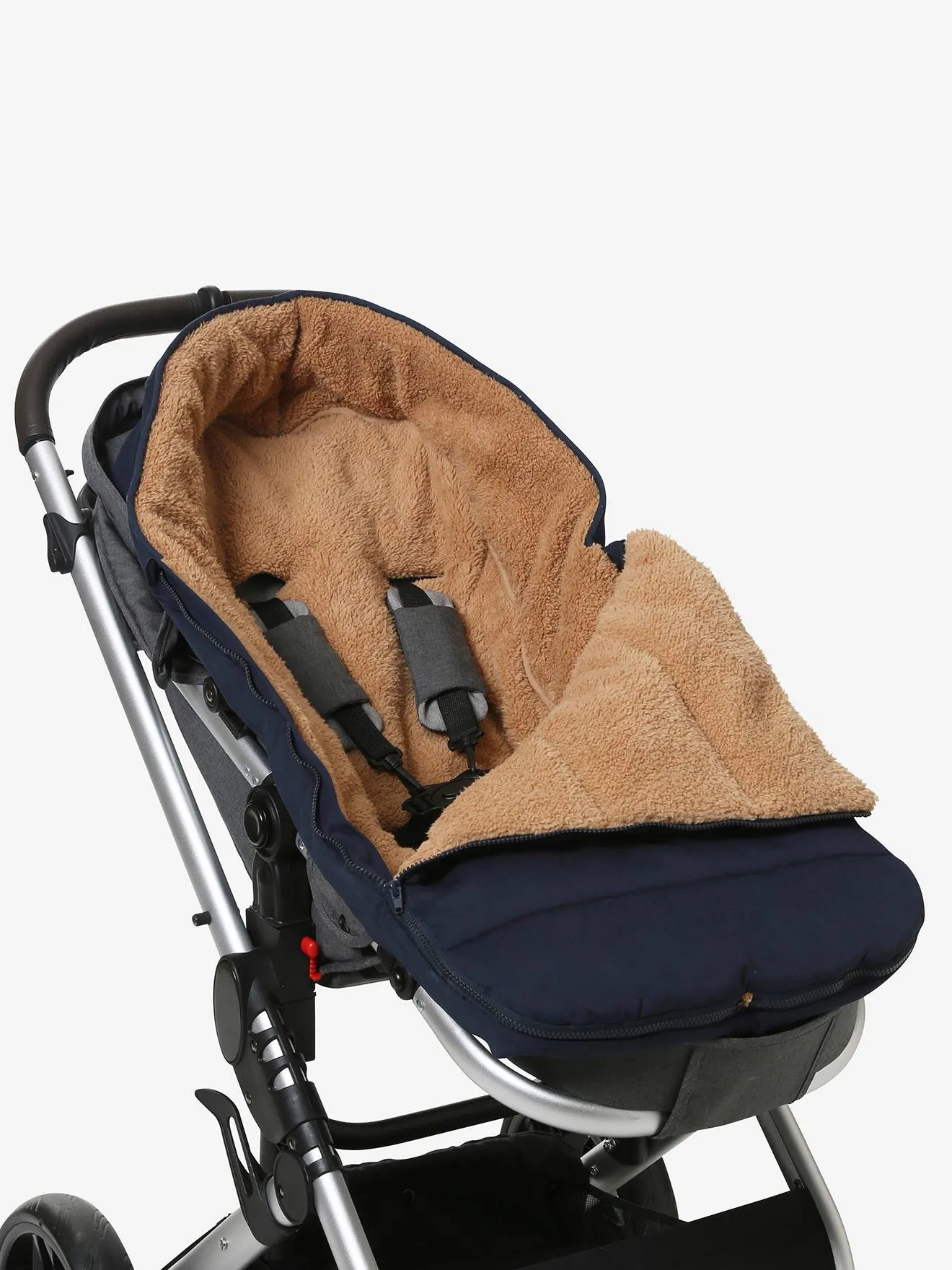 Stroller Footmuff with Water-Resistant Canvas Ink - Vertbaudet