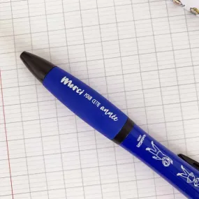 Stylo Bleu "Merci pour cette année"