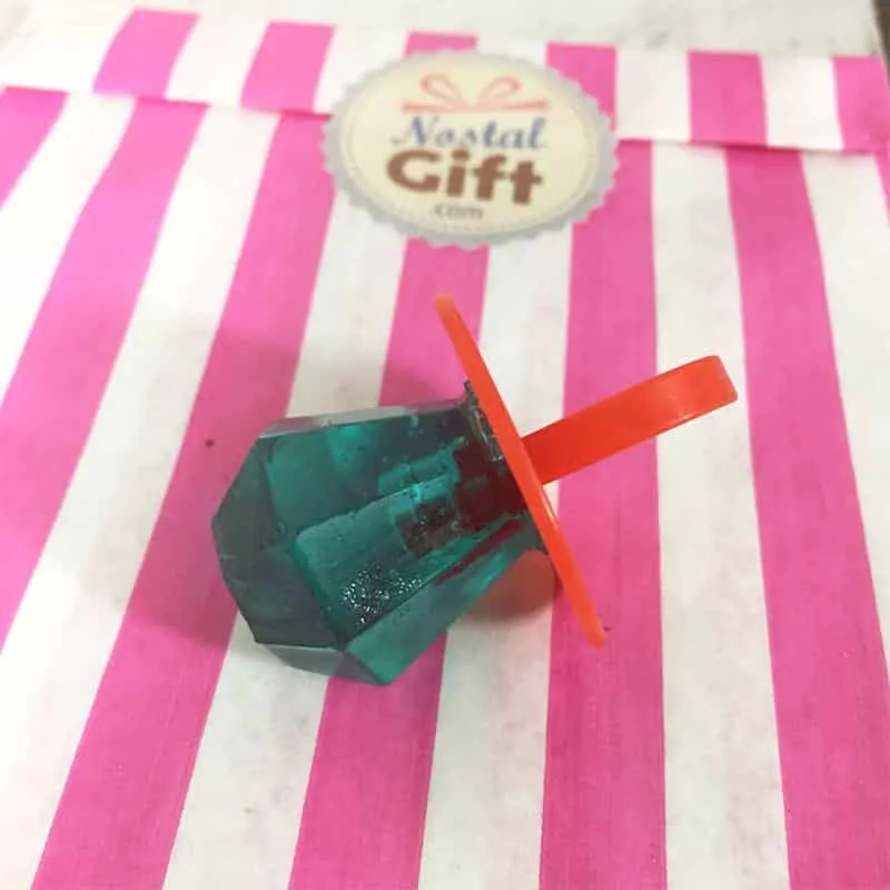 Sucette bague géante diamant - Ring Pop