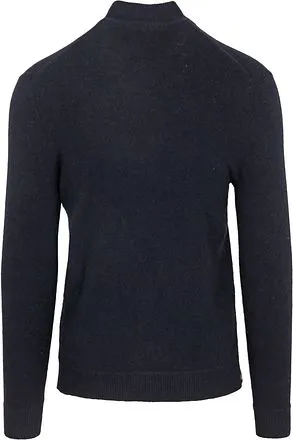Superdry Henley Essential Half Zip Navy M6110640A-5EJ comman