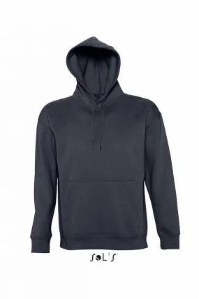 Sweat shirt capuche poche kangourou unisexe - 13251 - bleu marine 