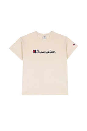 T-shirt Beige Champion - Femme | Citadium