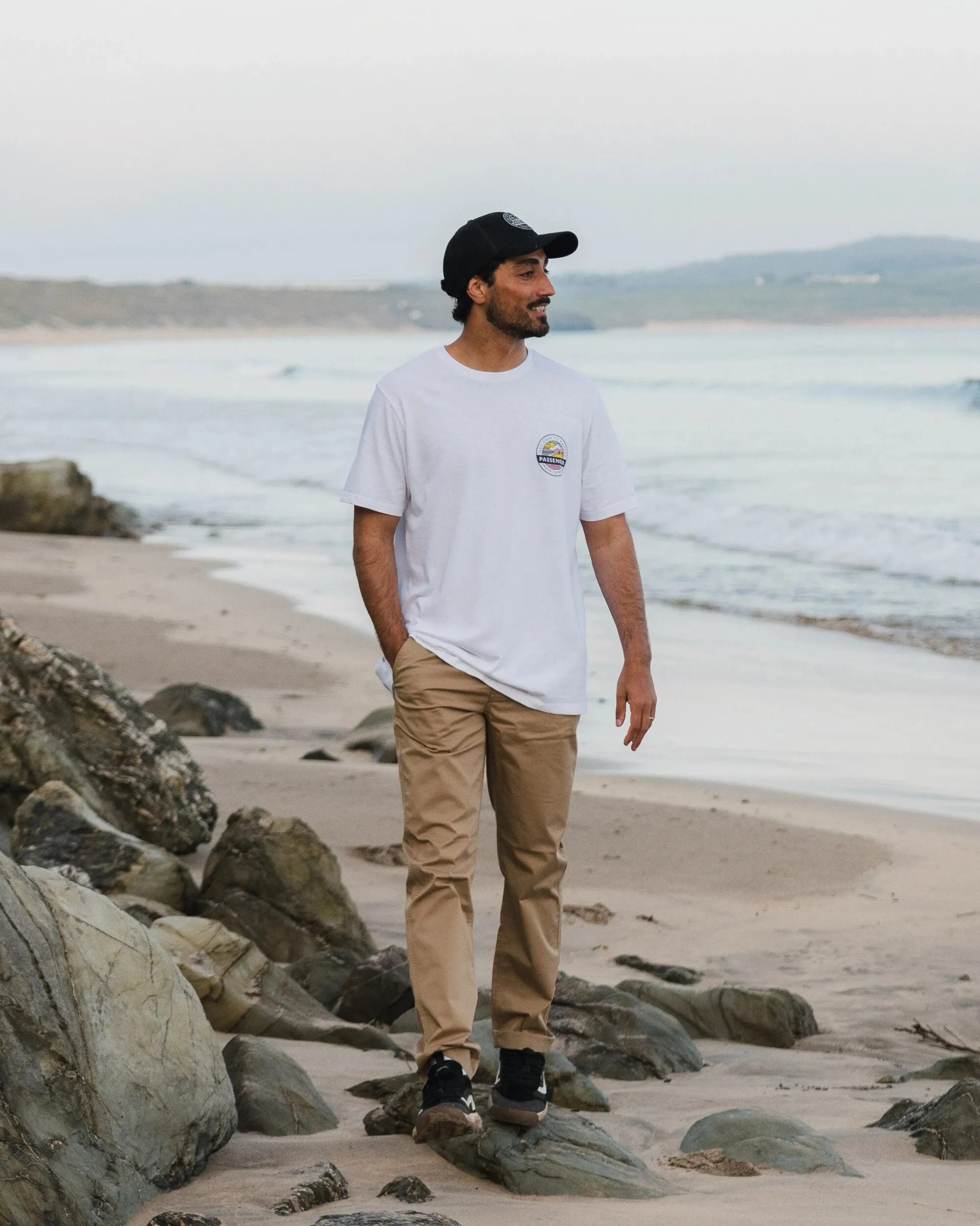 T-shirt en coton recyclé Odyssey - Blanc