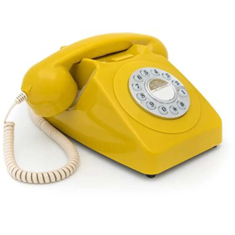 TELEPHONE VINTAGE MOUTARDE - littlecasba.com