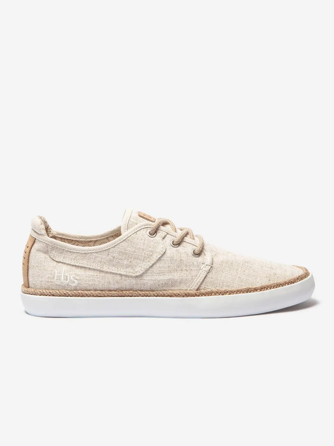Beige Canvas Tennis Shoes for Men by tbs