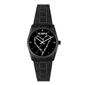 The Kooples Men's Watch Wire Heart - TKW809 Black Steel Bracelet | 3 Suisses