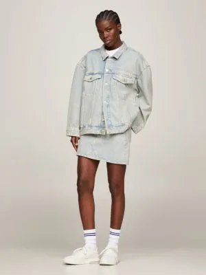 Tommy Hilfiger Daisy oversized denim jacket - Denim