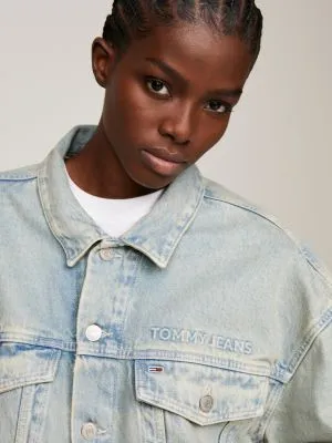 Tommy Hilfiger Daisy oversized denim jacket - Denim
