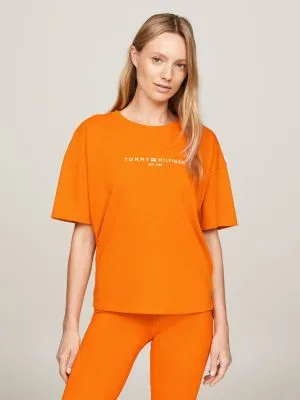 Tommy Hilfiger Essential TH Cool Sport T-shirt in Orange.